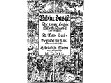 The title page of Luther`s German translation of the Bible, printed at Wittenberg in 1541
